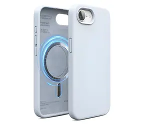 Elago Silicone Case Light Blue / Silikonový kryt / Apple iPhone 16e, 17e / MagSafe