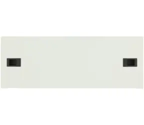 Lanview Zaslepovací panel 19" 4U bílá / Zaslepovací panel / zaklapávací montáž / ocel