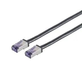 Lanview Cat6a S/FTP HIGH-FLEX černá / Síťový kabel / RJ-45 / 5 m / PoE