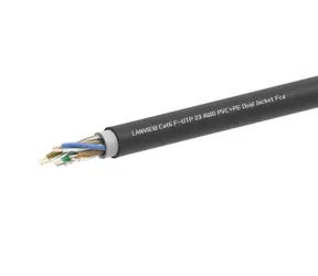 Lanview Cat6 / Síťový kabel / F/UTP / 305 m / bez konektorů / venkovní použití