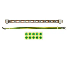 Lanview Uzemňovací sada pro 19palcové racky / Uzemňovací sada / 10 bodů / 1U / IP20