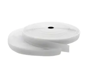 Lanview stahovací páska na suchý zip 10 mm bílá / Stahovací páska / 5 m