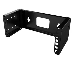 Lanview Otevřený nástěnný rám 10" černá / Otevřený rám / 2U / nosnost 10 kg
