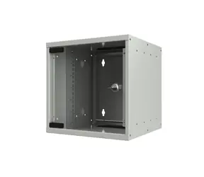 Lanview SOHO nástěnný rack 10" bílá / Nástěnný rack / 6U / 312×300×305 mm / skleněné dveře