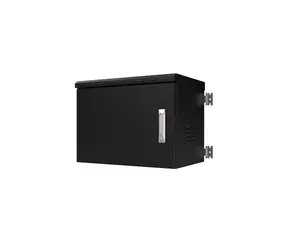 Lanview 19" 7U IP66 nástěnný rozvaděč černá / Nástěnný rozvaděč / 19" / 7U / 600 × 450 mm / IP66