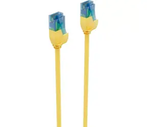 Shiverpeaks Cat6 U/UTP slim 0,5m žlutá / Patch kabel / RJ-45 / 250 MHz / 1000 Mbit/s