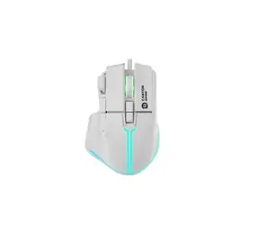 CANYON Fortnax GM-636 bílá / Herní optická drátová myš / až 20 000 DPI / 9 tlačítek / RGB / 1 ms odezva