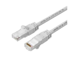 Lanview CAT6a U/UTP 10m bílá / Síťový kabel / LSZH / RJ-45 / PoE+ / 10GbE