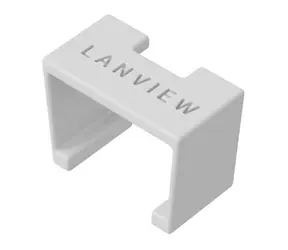 Lanview SmartClicks bílá / Značkovač kabelů / 20 ks / Plast