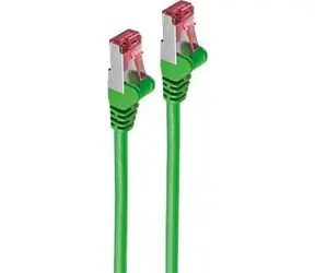 Shiverpeaks Cat6A S/FTP 7,5 m zelená / Patch kabel / RJ45 / 500 MHz / LSZH