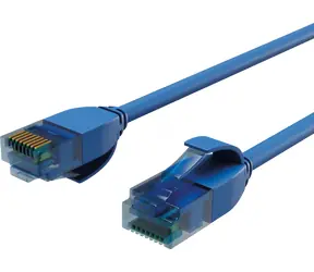 Shiverpeaks Cat6 U/UTP slim modrá / Patch kabel / RJ-45 / 0,5 m