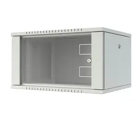 Lanview Nástěnný rozvaděč bílá / Rozvaděč / 19" / 7U / 600x450x423 mm / skleněné dveře