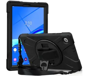 eSTUFF pro Lenovo Tab M10 HD 2nd Gen (TB-X306X) černá / Pouzdro na tablet / Odolné / Polykarbonát/silikon