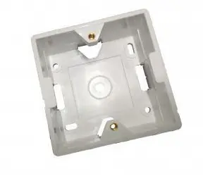 Lanview EURO bílá / Instalační krabice / pod datovou zásuvku / 80x80x30 mm