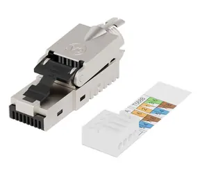 Lanview RJ45 konektor Cat6a / Konektor / FTP stíněný / Zinkové pouzdro