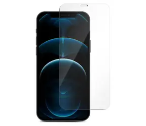 eSTUFF Titan Shield (ES501150) / Ochranné sklo / Apple iPhone 12/12 Pro / Temperované sklo / Plně nalepovací