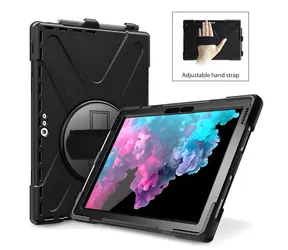 eSTUFF CHICAGO černá / Pouzdro / pro Microsoft Surface Pro 4/5/6/7/7+ / odolné / vč. ochranné fólie