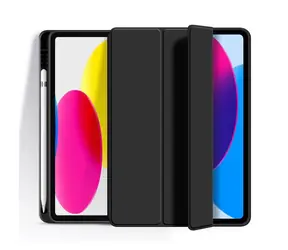 eSTUFF SEATTLE Pouzdro iPad (11./10. gen) černá / Pouzdro na tablet / PU kůže / Slot na Apple Pencil