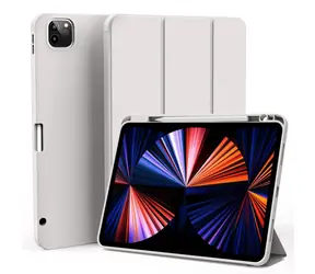 eSTUFF Pouzdro Miami pro Apple iPad Pro 12,9" (2022/2021) šedá / Pouzdro na tablet / PU kůže / Magnetické zavírání