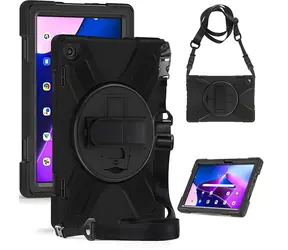 eSTUFF pro Lenovo Tab M10 Plus Gen 3 (TB-125F/TB-128F) černá / Pouzdro na tablet / Odolné / Polykarbonát/silikon