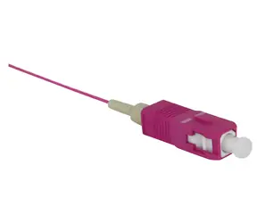 Lanview Optický pigtail SC/UPC / Optický pigtail / Multimode OM4 50/125 / PVC / 2 m / Purpurová