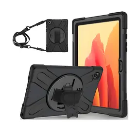 eSTUFF AUSTIN černá / Pouzdro / pro Samsung Galaxy Tab A7 10.4 / polykarbonát / s ramenním popruhem