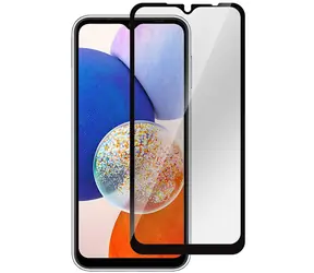 eSTUFF Titan Shield pro Samsung Galaxy A14 4G/A14 5G/F14 / Ochranné sklo / 9H / temperované / plně nalepovací