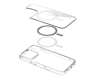 eSTUFF INFINITE OSLO Apple iPhone 16 Plus průhledná / Ochranný kryt / MagSafe / GRS recyklovaný materiál