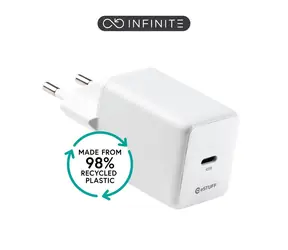 eSTUFF INFINITE (GRS) bílá / USB nabíječka / USB-C / 45 W / rychlé nabíjení
