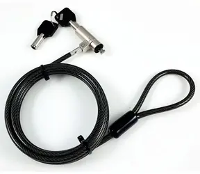 eSTUFF Kabelový zámek s klíči pro Nano Slot / Kabelový zámek / 2 klíče / Nano Slot / 1,8 m