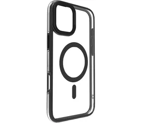 eSTUFF INFINITE HELSINKI iPhone 16 černo-průhledná / Pouzdro / MagSafe / Recyklovaný plast (GRS)