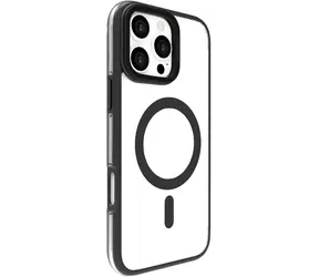 eSTUFF INFINITE HELSINKI iPhone 16 Pro černo-průhledná / Ochranný kryt / MagSafe / GRS recyklovaný plast