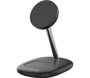 CANYON WCS-205 černá / Bezdrátová nabíječka / 2v1 / Qi2 / 15W / bez adaptéru