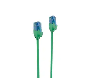 Shiverpeaks Cat6 U/UTP slim zelená / Patch kabel / RJ-45 / 0,3 m / 250 MHz