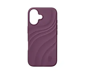 iDeal Fashion Soft Swirl Silicone Case MagSafe iPhone 16 Velvet Plum / Kryt / Apple iPhone 16 / Silikon