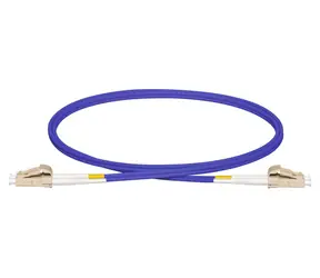 Lanview LC-LC OM4 fialová / Optický kabel / Multimode duplex / LSZH / 1 m