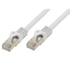 SCONN BASIC-S Cat7 U/FTP slim bílá / Patch kabel / RJ-45 / 0,25 m / 600 MHz