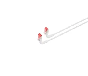 Lanview Cat6a U/FTP bílá / Síťový kabel / RJ-45 / 5 m / ohebný konektor