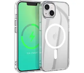 eSTUFF INFINITE OSLO Apple iPhone 15 průhledná / Pouzdro / MagSafe / Recyklovaný materiál (GRS)