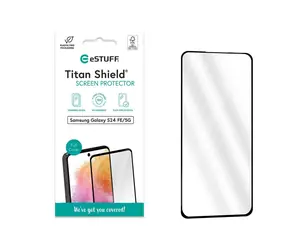 eSTUFF Samsung Galaxy S24 FE / Ochranné sklo / temperované / plně nalepovací