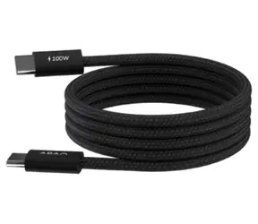 Adam Elements iLinio C100 černá / Magnetický kabel / USB-C - USB-C / 100W / 2 ks