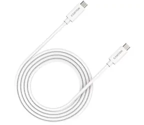Canyon UC-42 bílý / Kabel / USB-C – USB-C / 2 m / 240 W / 20 Gbps