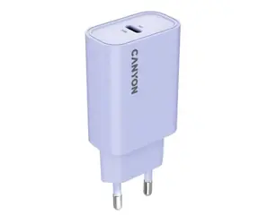 Canyon OnCharge 30CL fialová / USB-C nabíječka / 30W PD / 1x USB-C