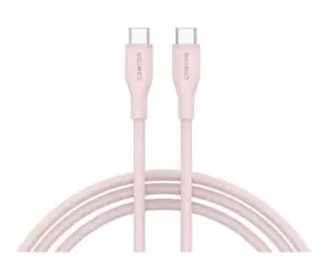 Canyon CC60SC10 růžová / Nabíjecí kabel / USB-C – USB-C / 60W PD / 480 Mbps / 1 m