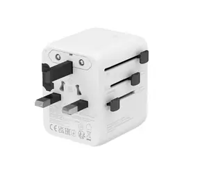 Canyon OnTour 20 / Cestovní adaptér / 20W / 200 zemí / 2x USB-C + 1x USB-A