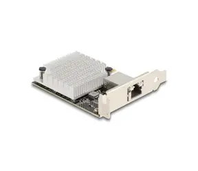 DeLock PCIe x4 10 Gigabit LAN / Síťová karta / 1x RJ-45 / Aquantia AQC107S / Low Profile