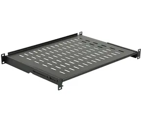 Lanview 19" 1U (RAS400BL) / Police do racku / hloubka 350 mm / nosnost 50 kg
