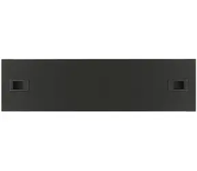 Lanview Záslepka racku 3U černá / Záslepka / 19" / Snap-lock / Ocel