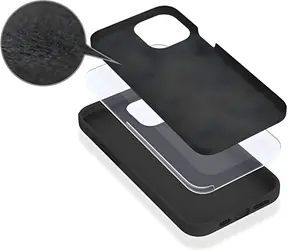 eSTUFF INFINITE RIGA iPhone 14 černá / Pouzdro / Silikon / 93% recyklovaný materiál (GRS)