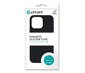 eSTUFF INFINITE ROME iPhone 13 černá / Pouzdro / MagSafe / Recyklovaný materiál (GRS)